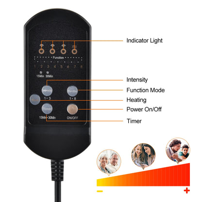 Electric Back Massager Chair Mat